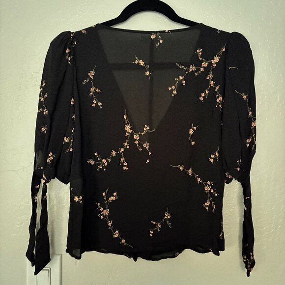 Reformation Ani Floral Top / Blouse In Wildflower, Size 12 - Great Condition - Picture 5 of 8
